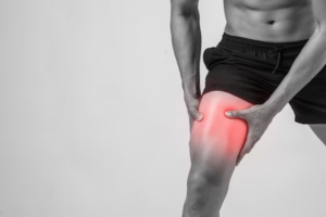 Ultrassom sendo realizado para avaliação de lesão muscular